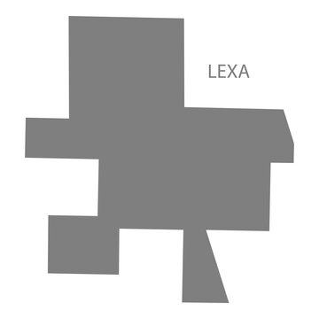 Lexa City Map, Arkansas, USA