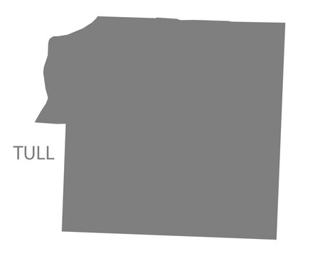 Tull City Map, Arkansas, USA