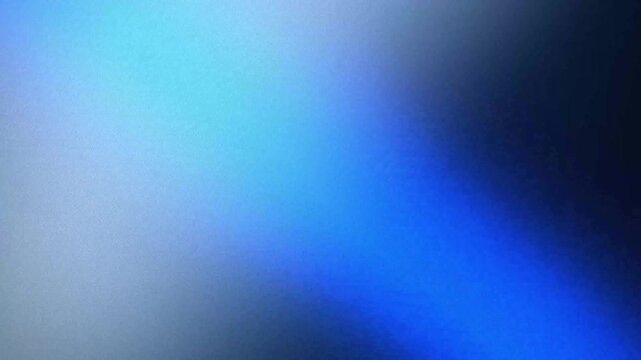 Blue light leak overlay transition with subtle grain texture effect