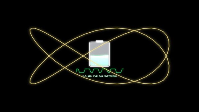 4K Megahertz PWM High-Frequency Switching Pulse Visual Effects with Audio Visualizer Loop