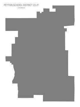 Peyton School District 23-Jt Map, Colorado, USA