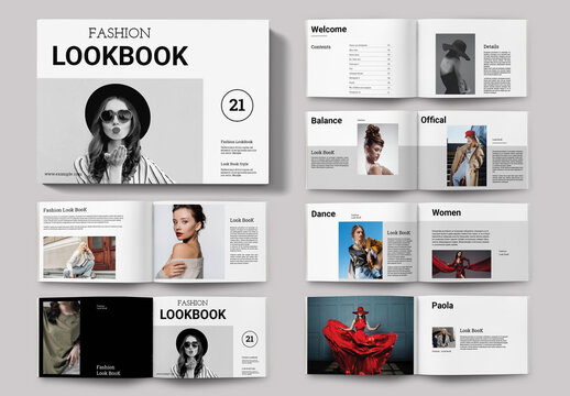 Look Book Magazine Template