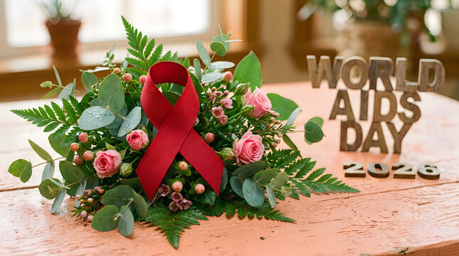 Raising awareness and showing support for world aids day and those affected