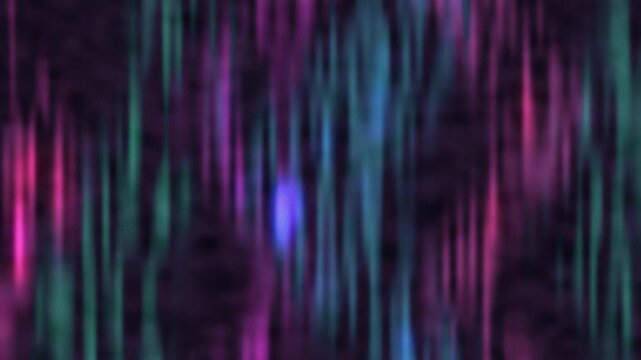 Neon purple lines on dark background. 2d animation