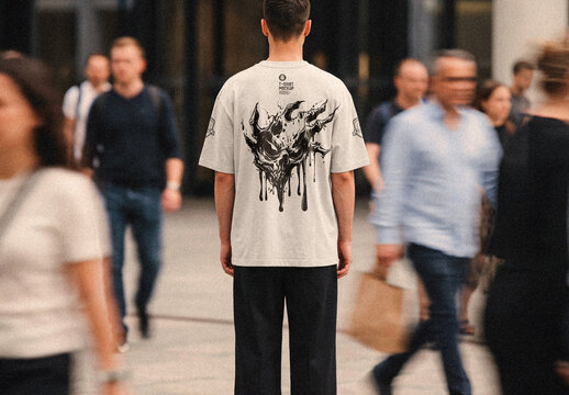 T-Shirt Street Mockup