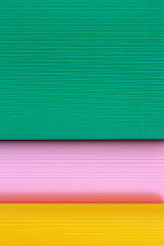 Abstract background of sheets of colored paper, for decoration, for text design, for template