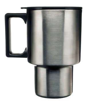 Stainless Steel Insulated Travel Mug with Handle