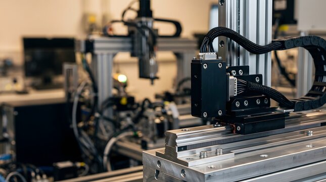 precision linear encoder read head for accurate position measurement in automated robotics and industrial motion control systems