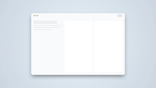 Dark Mode Light Mode Toggle Animation, Website UI Transition Seamless Loop 4K Technology Background