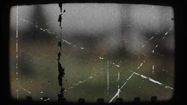 VHS tape glitch scratches background b VSRExport with visual static and noise