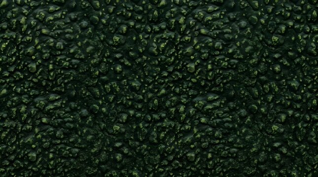 dark green textured avocado skin surface macro detail for organic food backgrounds and natural pattern design