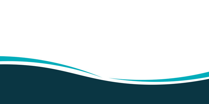 Abstract wave footers background illustration