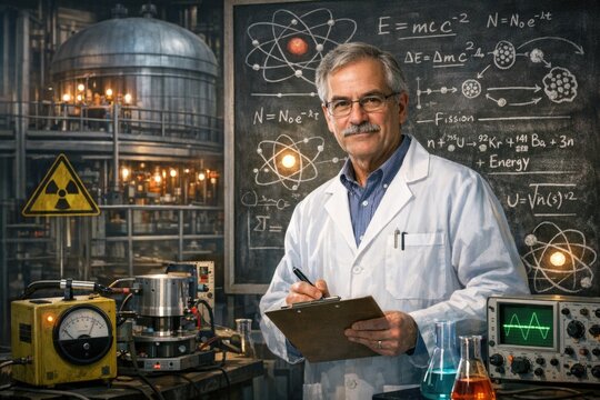 A scientist or researcher holding a clipboard, likely preparing data or notes for a project
