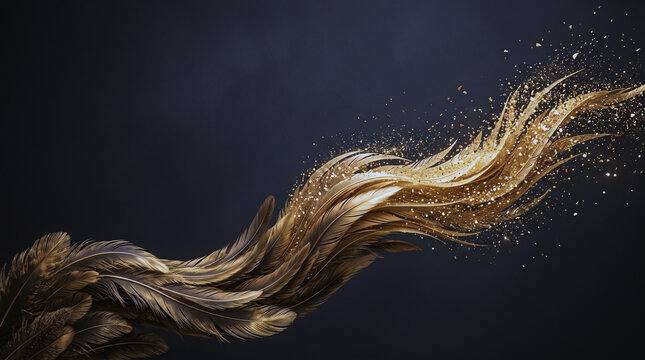 Close up of colorful seaweed swaying underwater