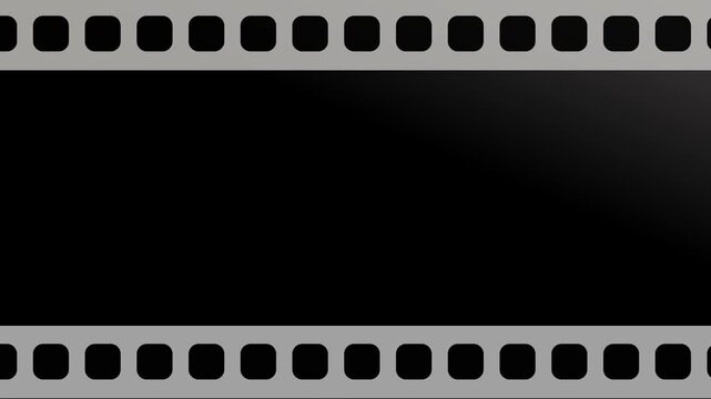 Cinematic white gray light leaks with vintage grain scratches film strip frame on a black background.