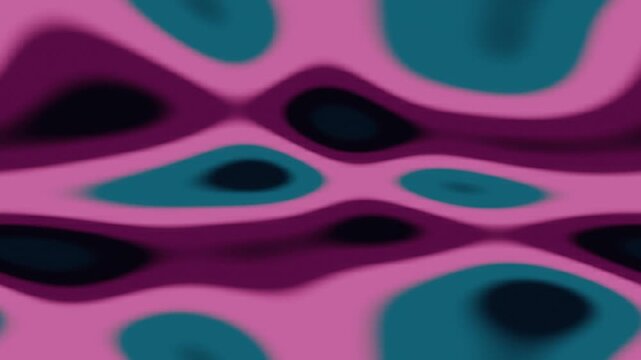 Datamosh Glitch Compression Artifact Bloom With Smearing Macroblocks and Melting Pixel Trails, Seamless Loop in deep magenta tones