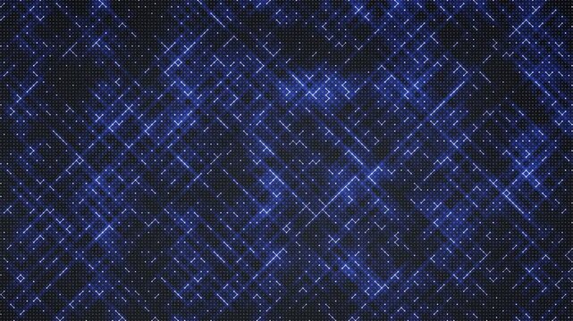 Ulam Prime Spiral Lattice of Glowing Dots Revealing Diagonal Prime Bands Seamless Loop Background in calm platinum tones