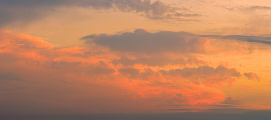 Fototapeta premium sunset over the river