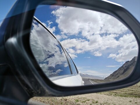 view from the car window