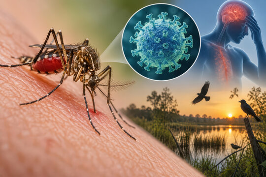 West Nile outbreak mosquito bite virus infection West Nile virus awareness West Nile Fever public health mosquito borne illness epidemiology prevention campaign
