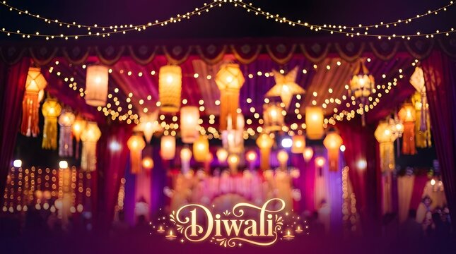 Celebrating the festival of lights a vibrant and joyous happy diwali symbolizing the triumph of good over evil and light over darkness