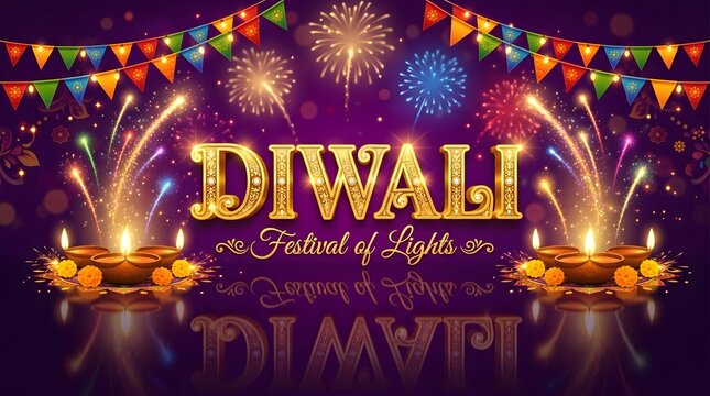 Celebrating the festival of lights a vibrant and joyous happy diwali filled with traditions family and sparkling festivities