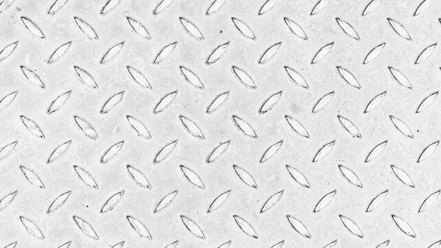 Diamond plate metal background texture