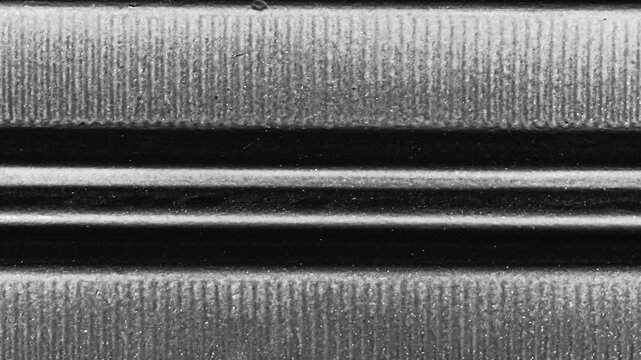 Corrugated metal surface texture