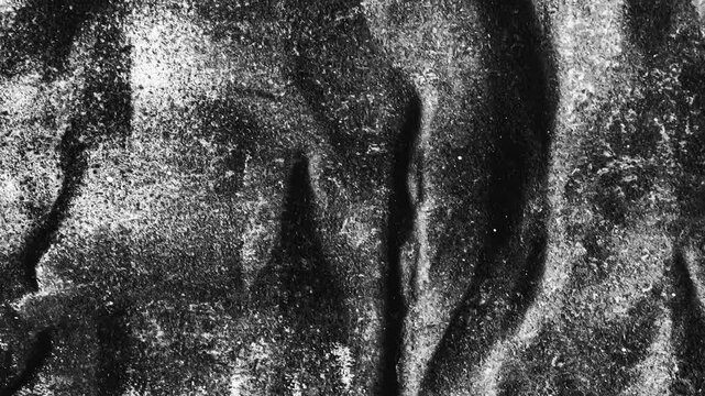 Rough metallic surface with abstract texture