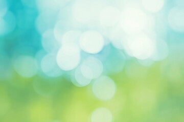 Fototapeta premium Abstract bokeh background with blue and green hues