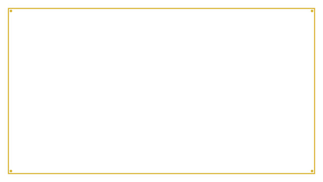 Minimalist golden rectangular frame with corner dots isolated on a plain white background transparent background