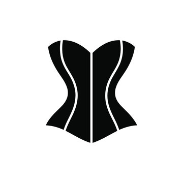 Black corset icon