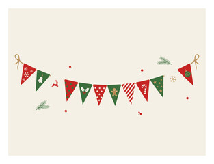 Fototapeta premium Christmas Ornament Silhouette Vector Illustration