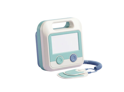 Portable automated external defibrillator for emergency medical care