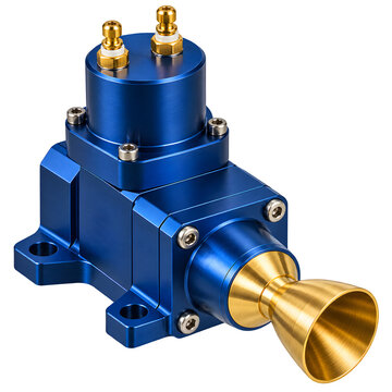 Cold Gas Micro Thruster Nozzle for CubeSat Orientation Systems Isolated PNG
