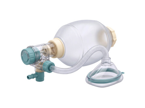 Medical manual resuscitator for emergency respiratory ventilation support