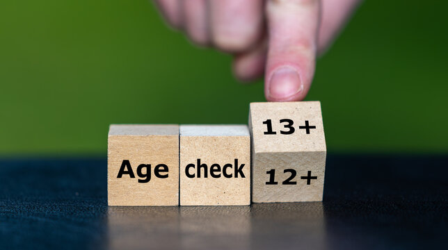 Age check changes from 12 plus to 13 plus on wooden cubes