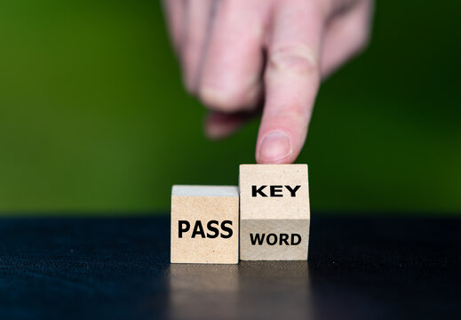 Password changes to passkey for secure passwordless login