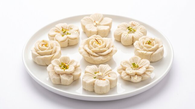Traditional Indian Patishapta Sweet Served on Wooden Board