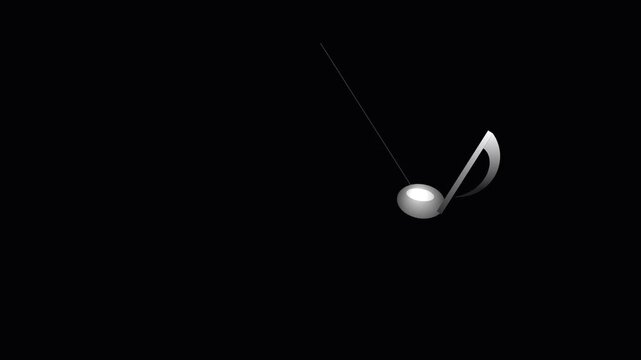 Golf Ball on Black Background with Dramatic Lighting, Minimalist Sports Equipment Concept for Golf, Competition, Business, Recreation and Modern Athletic Design