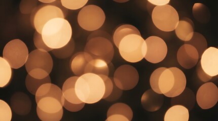 Fototapeta premium Abstract warm bokeh light background with soft glowing circles for design