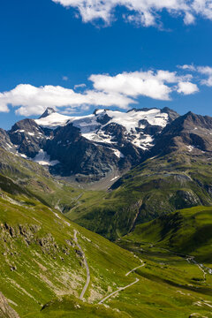 Landscape near Col de l'Iseran, Savoy, France