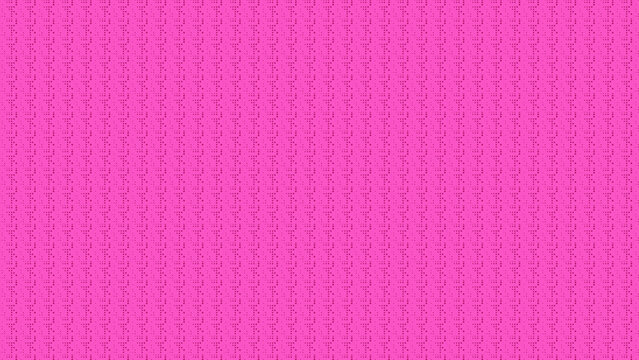 Bright magenta pink background, featuring a repeating, pattern of small, vertical chain link, shapes in a, uniform grid arrangement