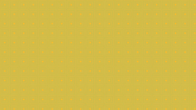 Minimalist pattern of tiny orange dots arranged in a precise grid on a solid mustard yellow background, for digital and, print media