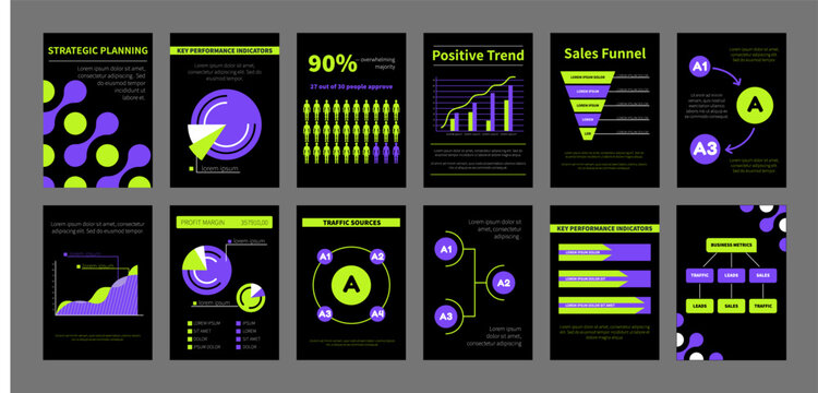 Infographic chart. Graph of data. Icon for business. Brochures, presentation page. Web template, cover bar panel. Signs information. Strategic planning, marketing performance. Vector dashboard set