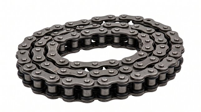 roller chain, chain link, industrial chain, metal chain, drive chain, conveyor chain, steel chain, mechanical chain, machine part, transmission chain, power transmission, engineering component, 