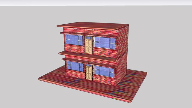 Modern Duplex Building 