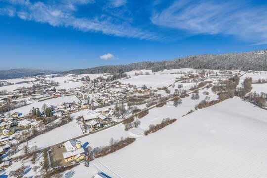 Winter im Lamer Winkel rund um die Marktgemeinde Lam 
