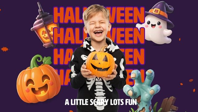 Cute 3D Halloween Opener