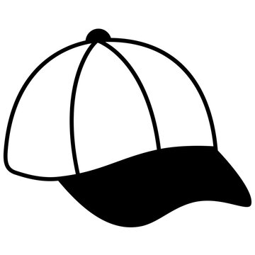 baseball cap vector icon